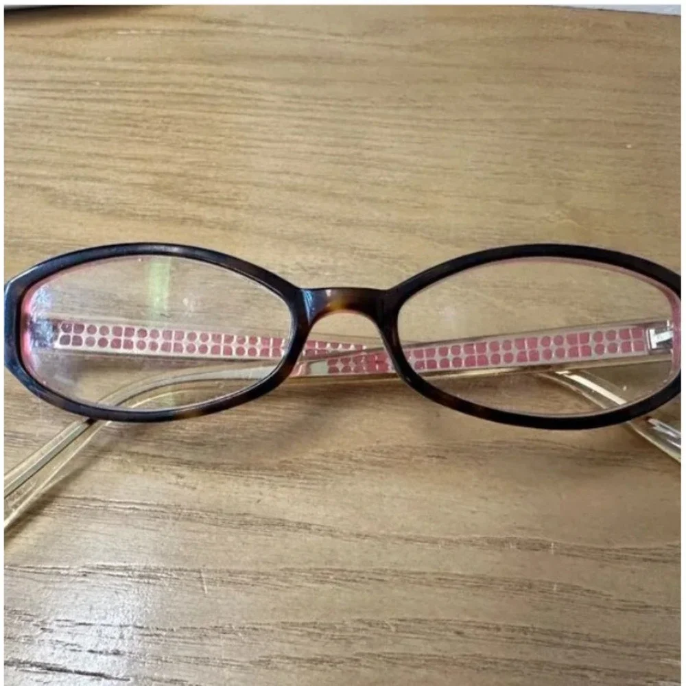 Kate‎ Spade Essie 0JAPN 49-16-135 Tortoise/Rose Full Rim Frame SD32 Pink Gold